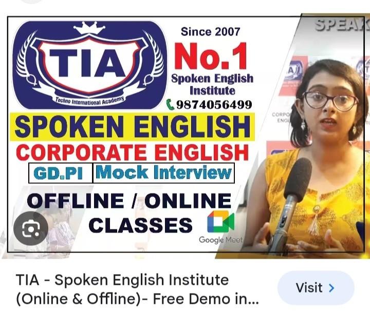 Spoken English Institute in kolkata (India)
