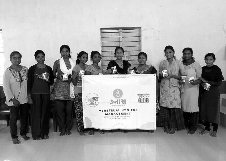 What are the ways to maintain menstrual hygiene with NGOs? 