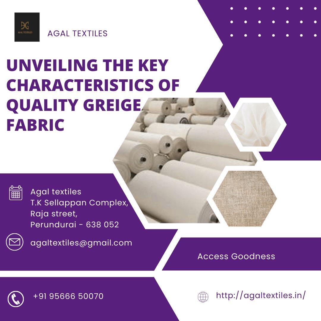 Pioneering Sustainable Textiles: Agal Textiles Leads with EcoFriendly Greige Fabric