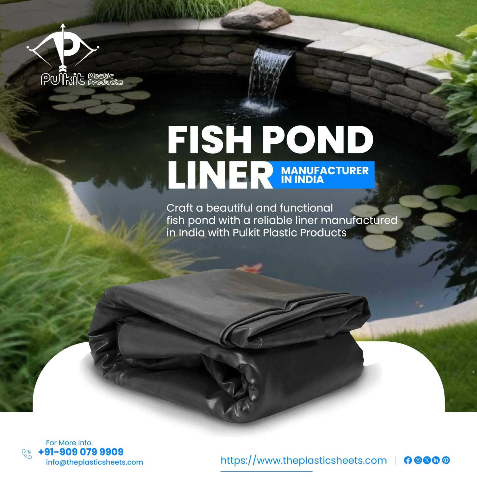 Large Pond Liners Supplier in India