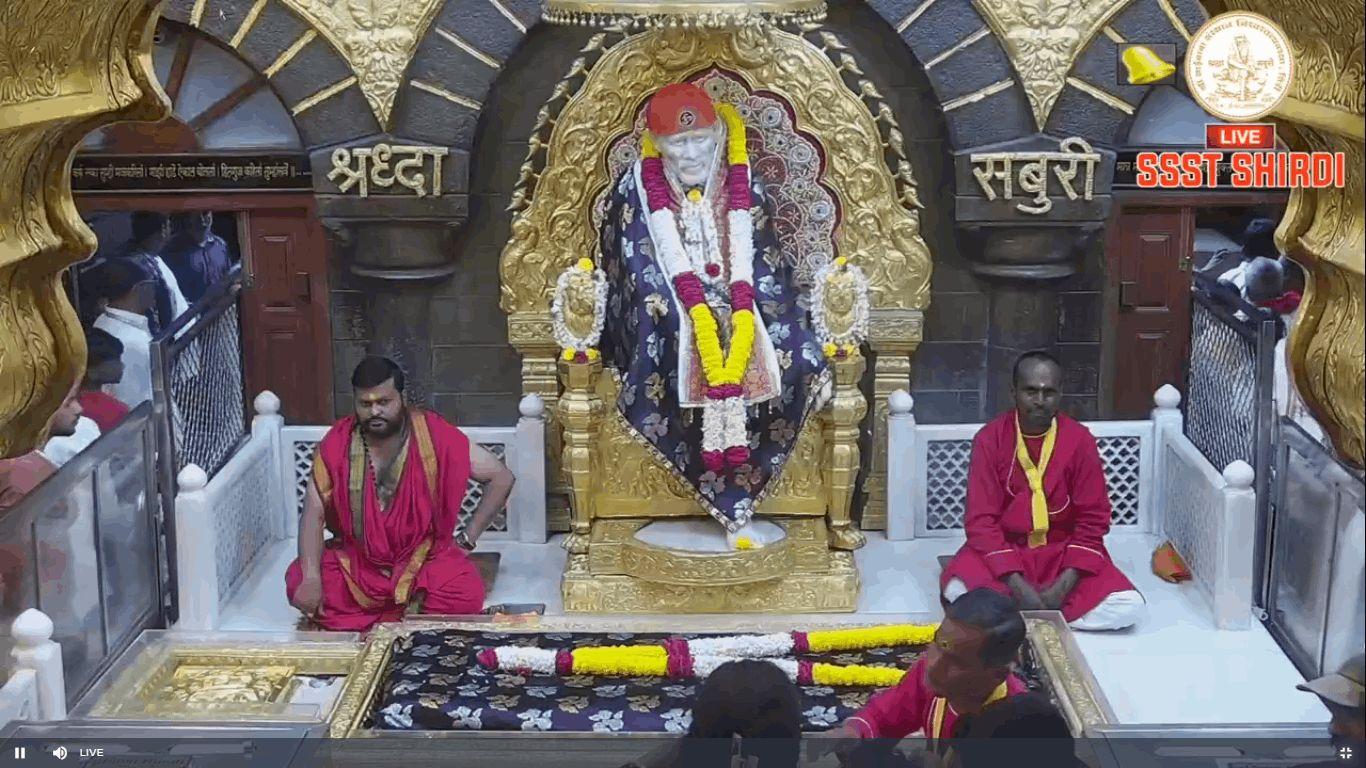                        TODAY DARSHAN SHREE SAI BABA  SABKA MALIK EK (27/04/2024)