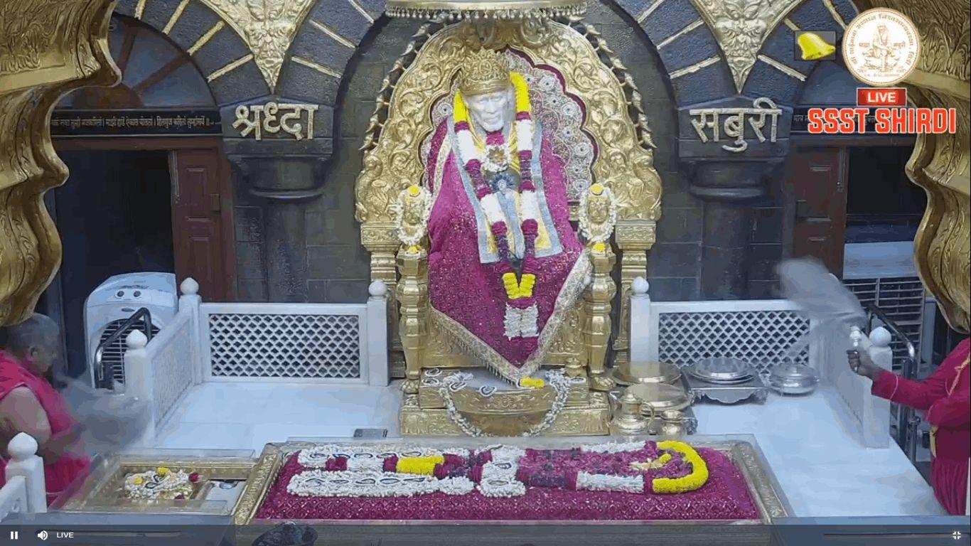                 TODAY DARSHAN SHREE SAI BABA SHIRDI SABKA MALIK EK  (07/05/2024)