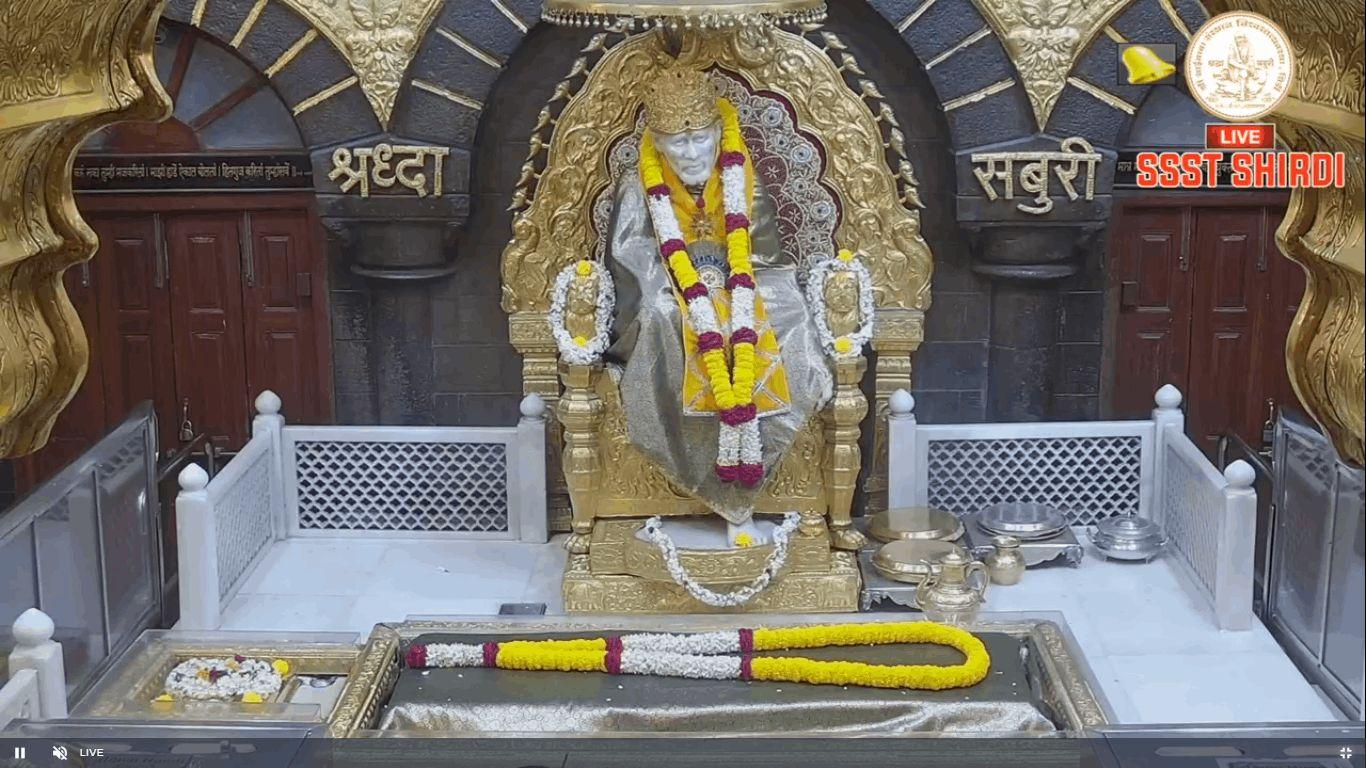TODAY DARSHAN SHREE SAI BABA SHIRDI SABKA MALIK EK (09/05/2024)