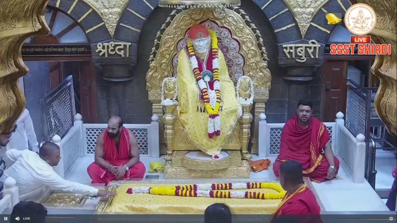                  TODAY DARSHAN SHREE SAI BABA SHIRDI SABKA MALIK EK (13/05/2024)