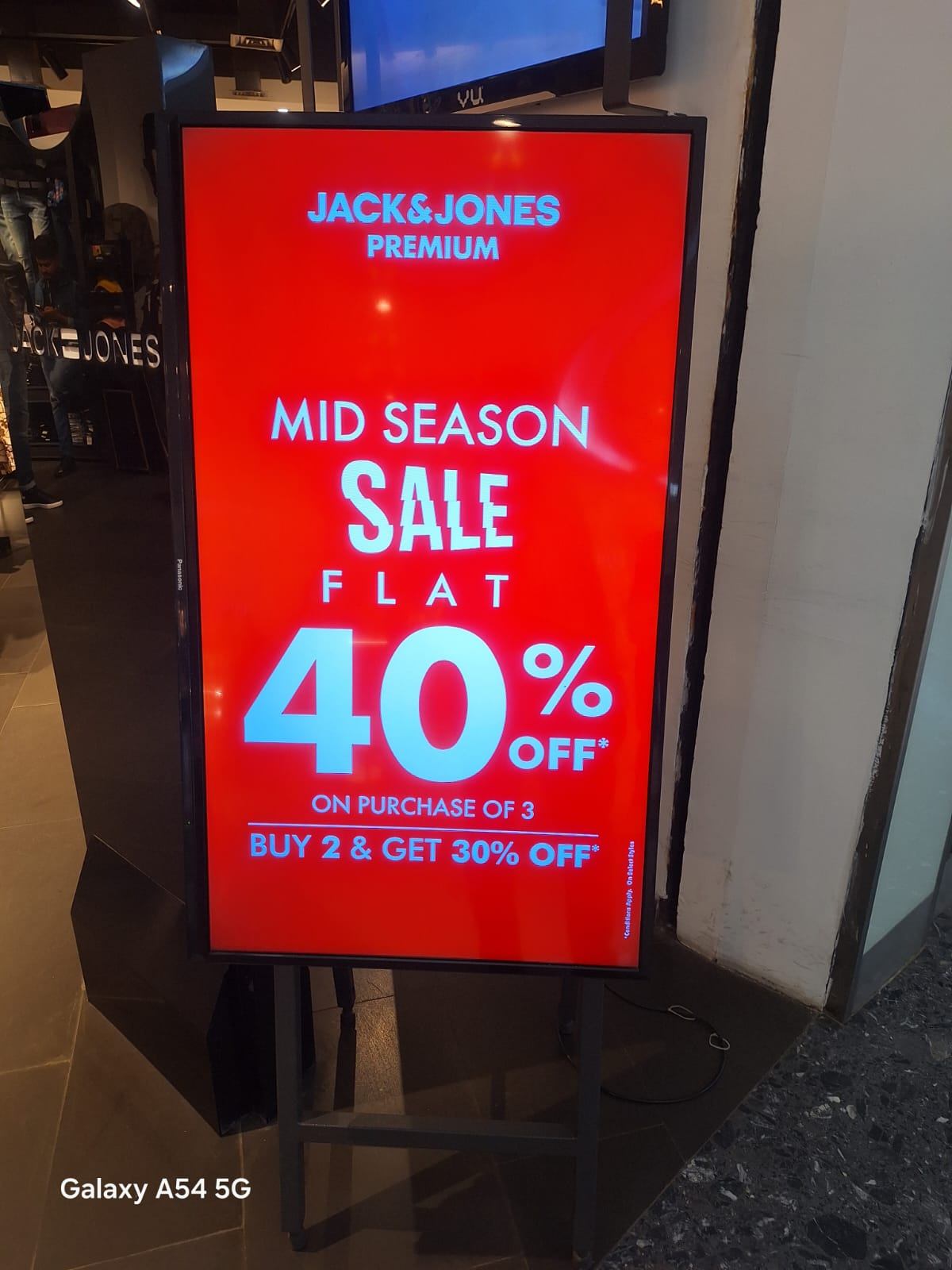 Special Offer Men's Clothing @JACK&JONES STORE, DB MALL, Bhopal