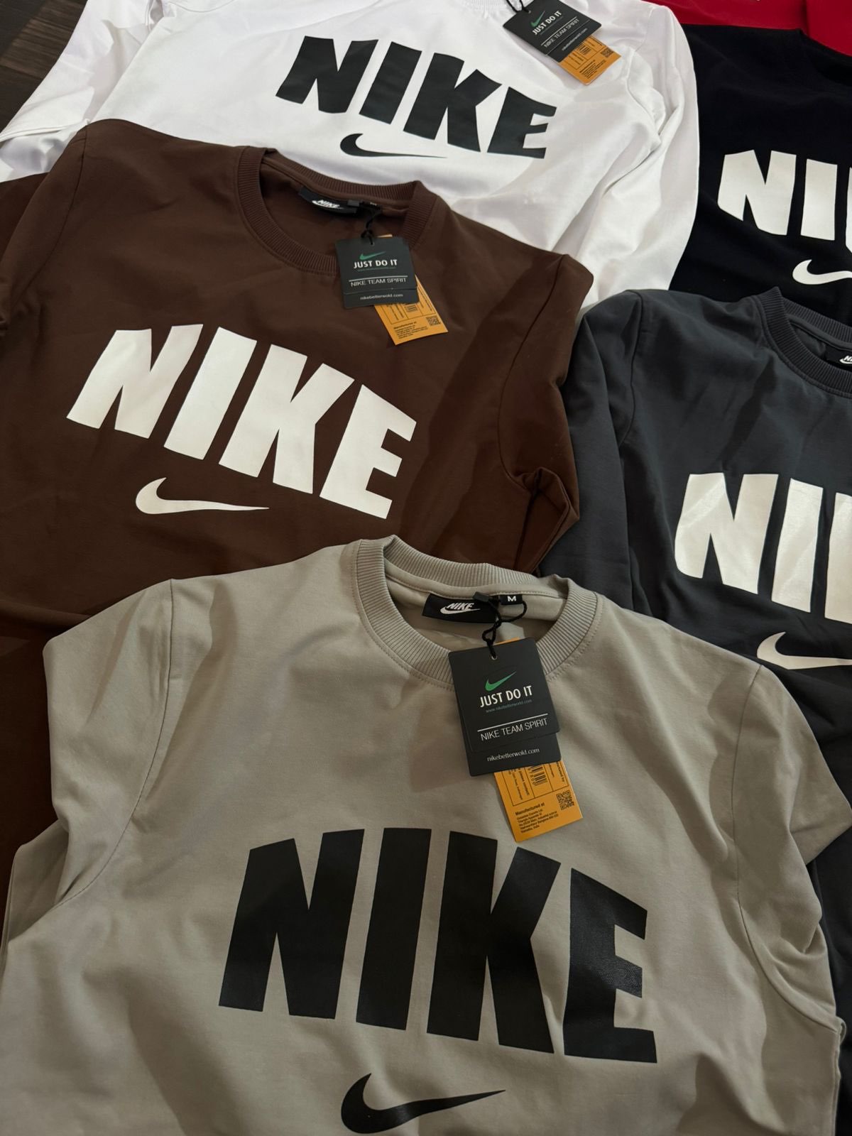 90% off Nike Men T-Shirt Brown Cotton @D menswear , Bhopal