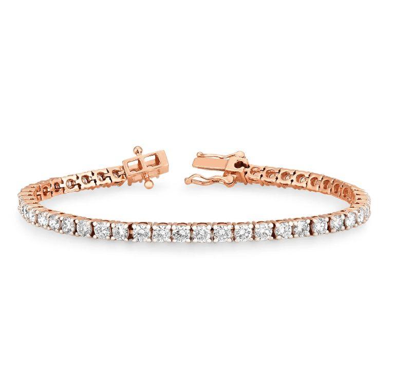 12% off Luire Womens Tennis Bracelet Jewellery Rose Gold @Luire Jewells Pvt. Ltd., Ahmedabad