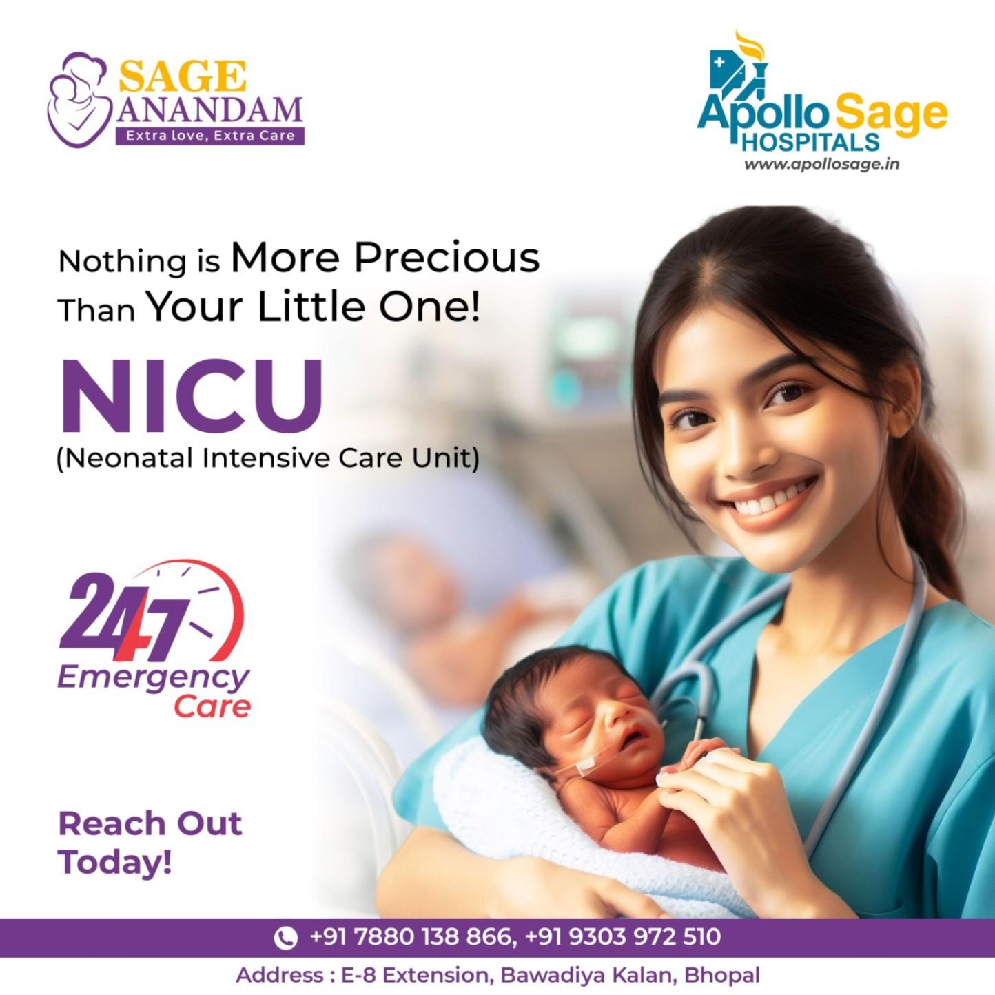 Sage Anandam provides 24/7 emergency care to critically ill newborn babies! 