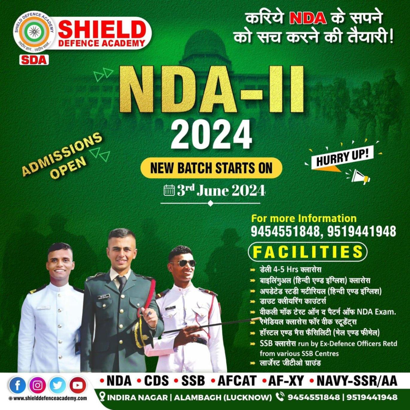 The Shield Defence Academy  the Best NDA coaching in Lucknow