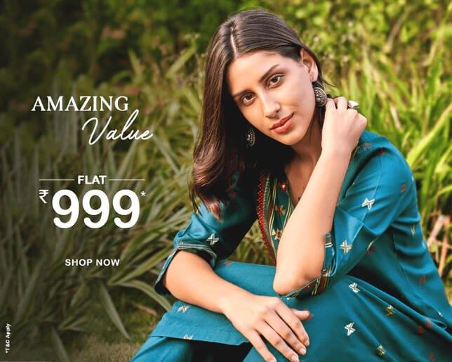 Amazing Value, Flat Rs. 999 At SHREE