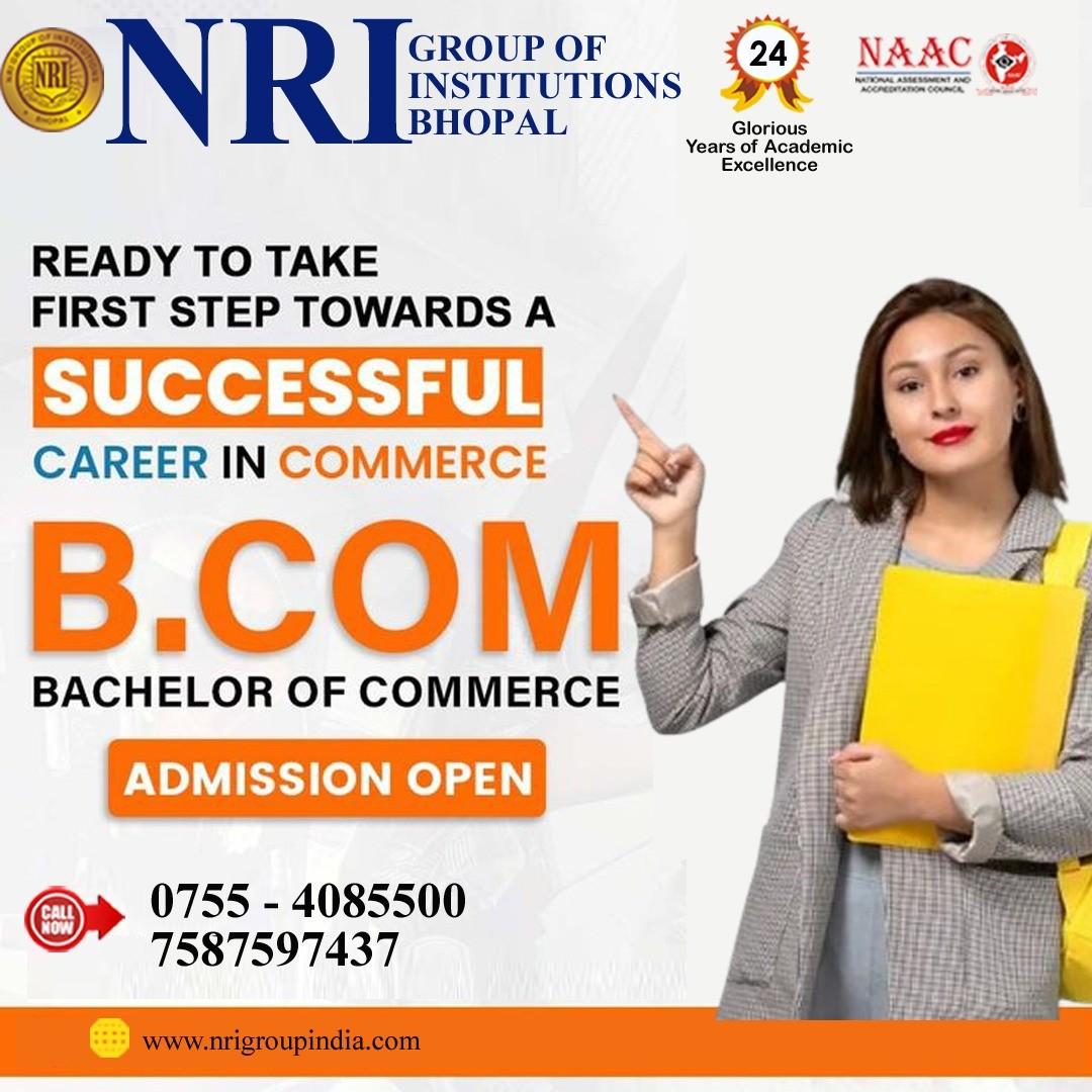 Join NRI Group of Institutions, Bhopal for a Bachelor of Commerce degree.
