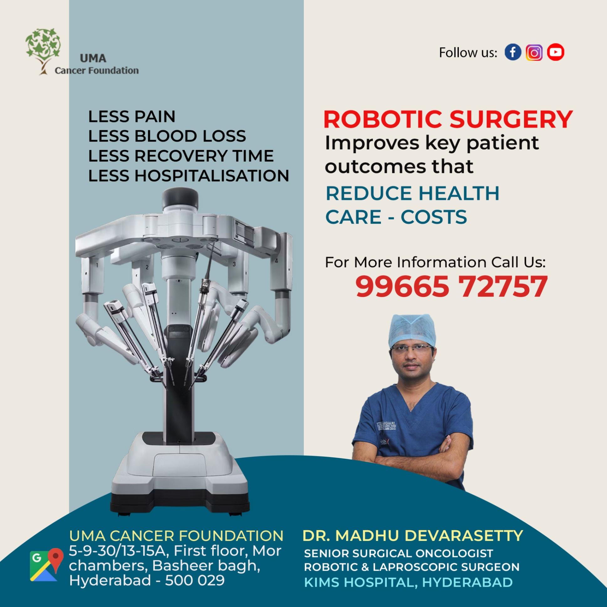 Best robotic surgeon in hyderabad | himayatnagar  - Dr. Madhu Devarasetty