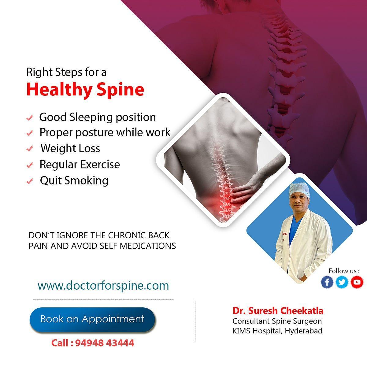Top Spine Surgeon in Hyderabad   Dr. Suresh Cheekatla