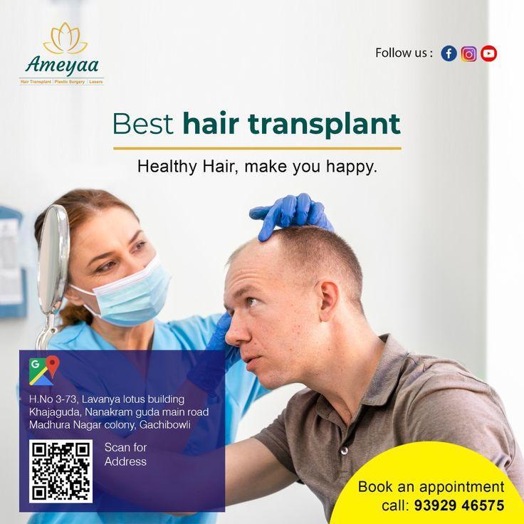  Fue hair transplant in gachibowli | hyderabad - Ameyaa clinic