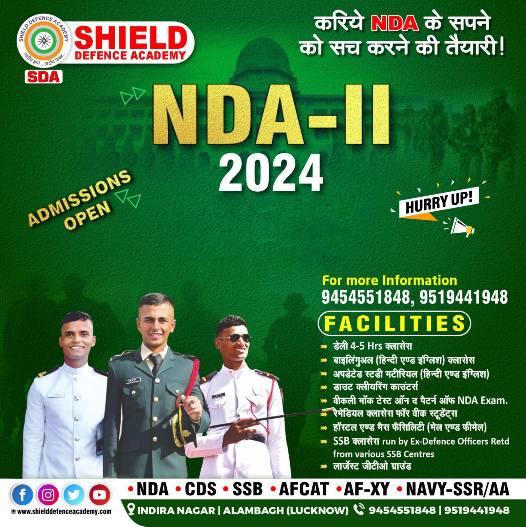 best NDA Coaching In Alambagh in Lucknow, India
