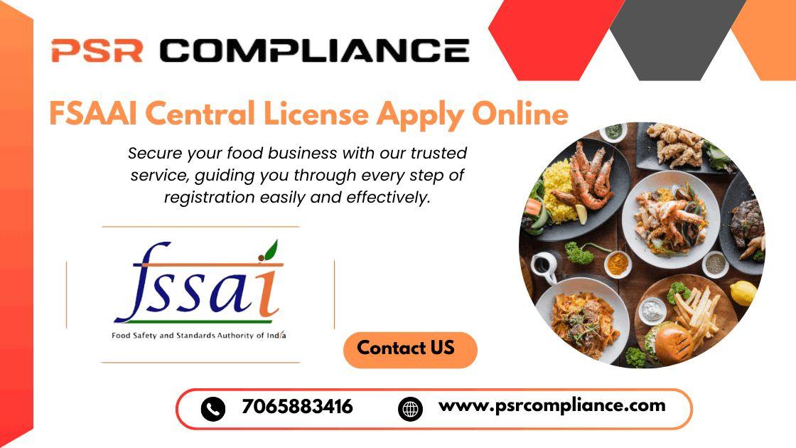FSAAI Central License Apply Online