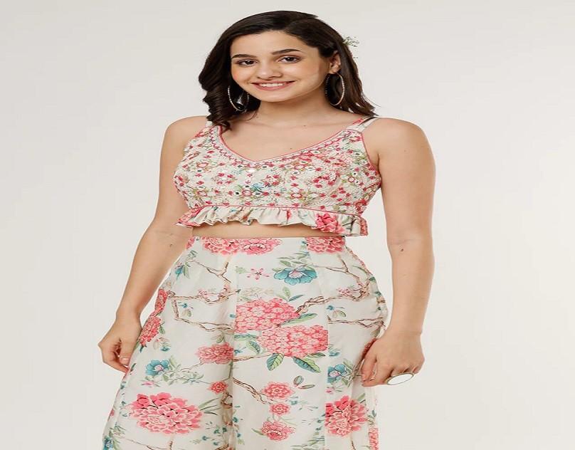 Crop Top and Pant Set