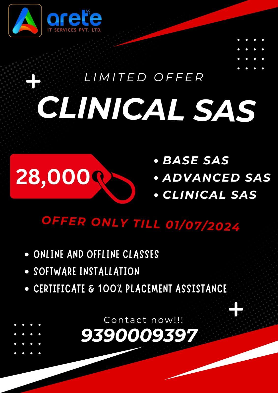 Clinical sas training and placements