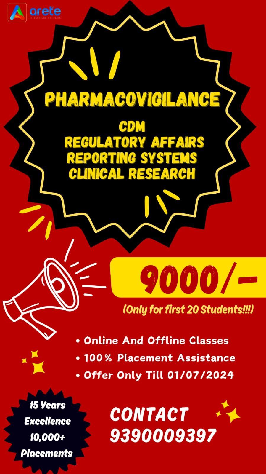 Pharmacovigilance training in vijayawada 