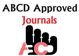 publish a research paper in a journal listed in the ABCD Index