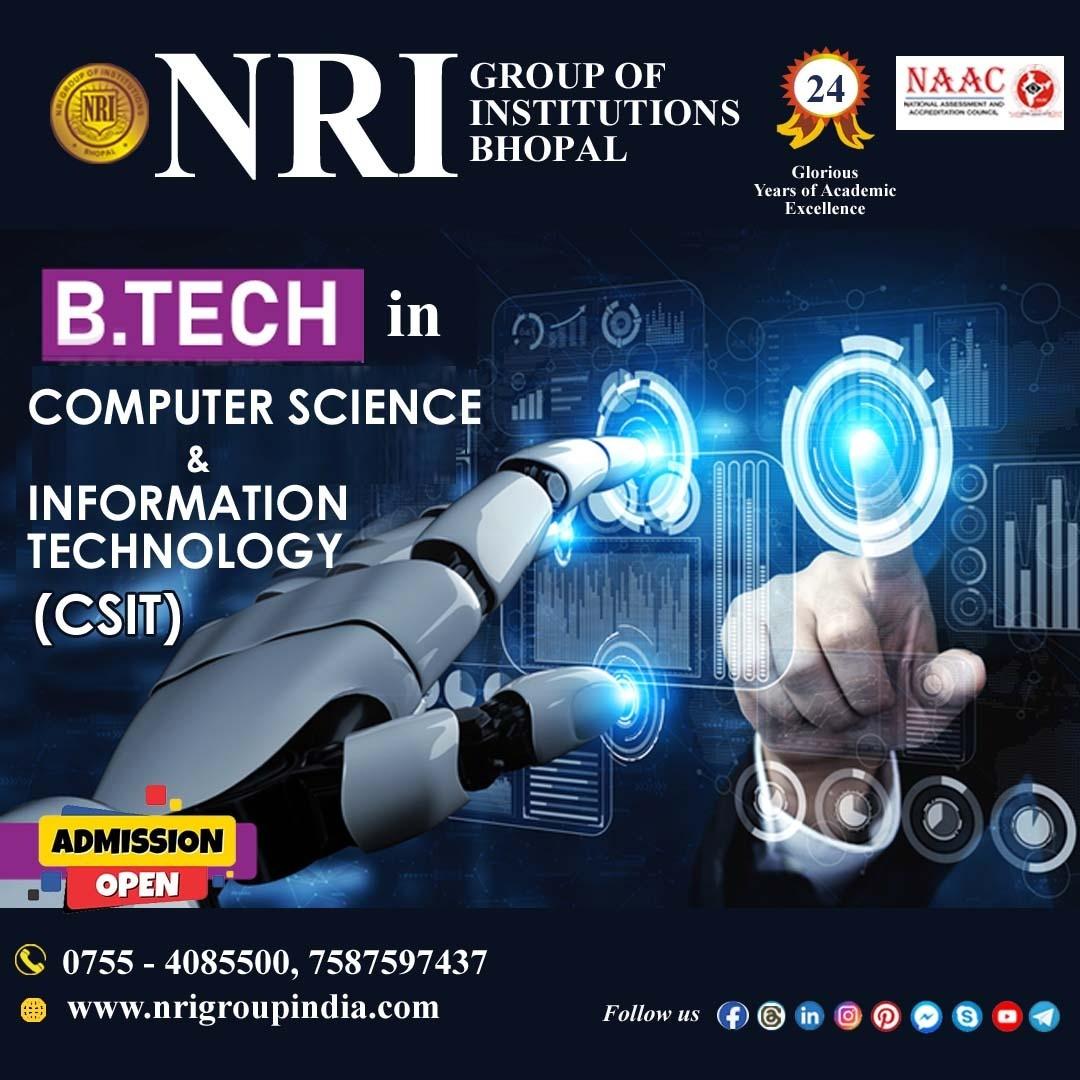 Enroll in B.Tech (CSIT) at NRI Group of Institutions
