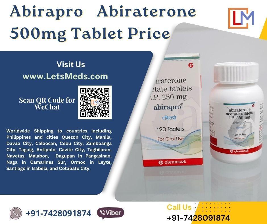 Abirapro Abiraterone 500mg Tablet Price Online Philippines