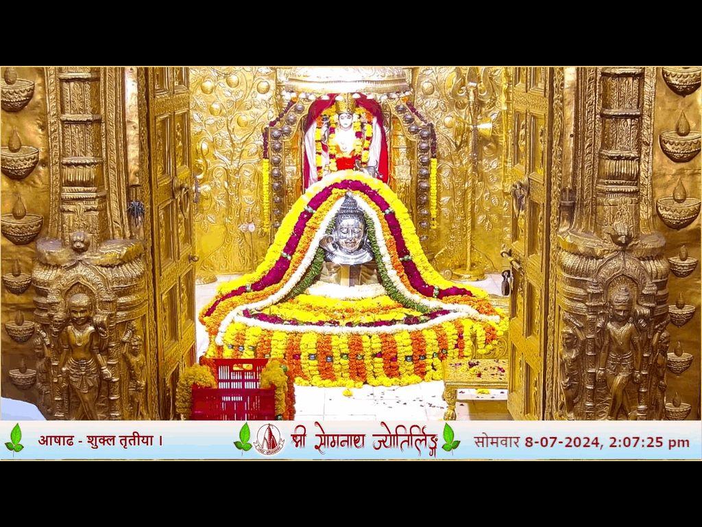 TODAY DARSHAN SHRI SOMNATH BABA OM NAMAH SHIVAYE