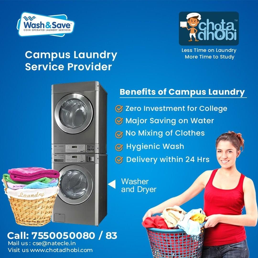 Campus Laundry Service provider by Chota Dhobi Laundry Solutions Pvt Ltd