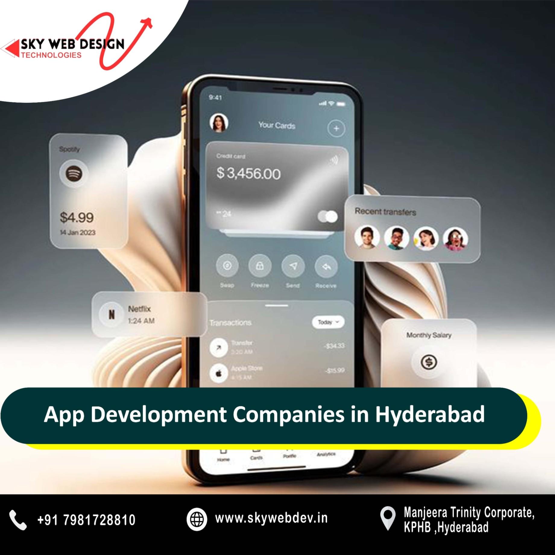 App Development Companies in Hyderabad - Sky Web Design Technologies