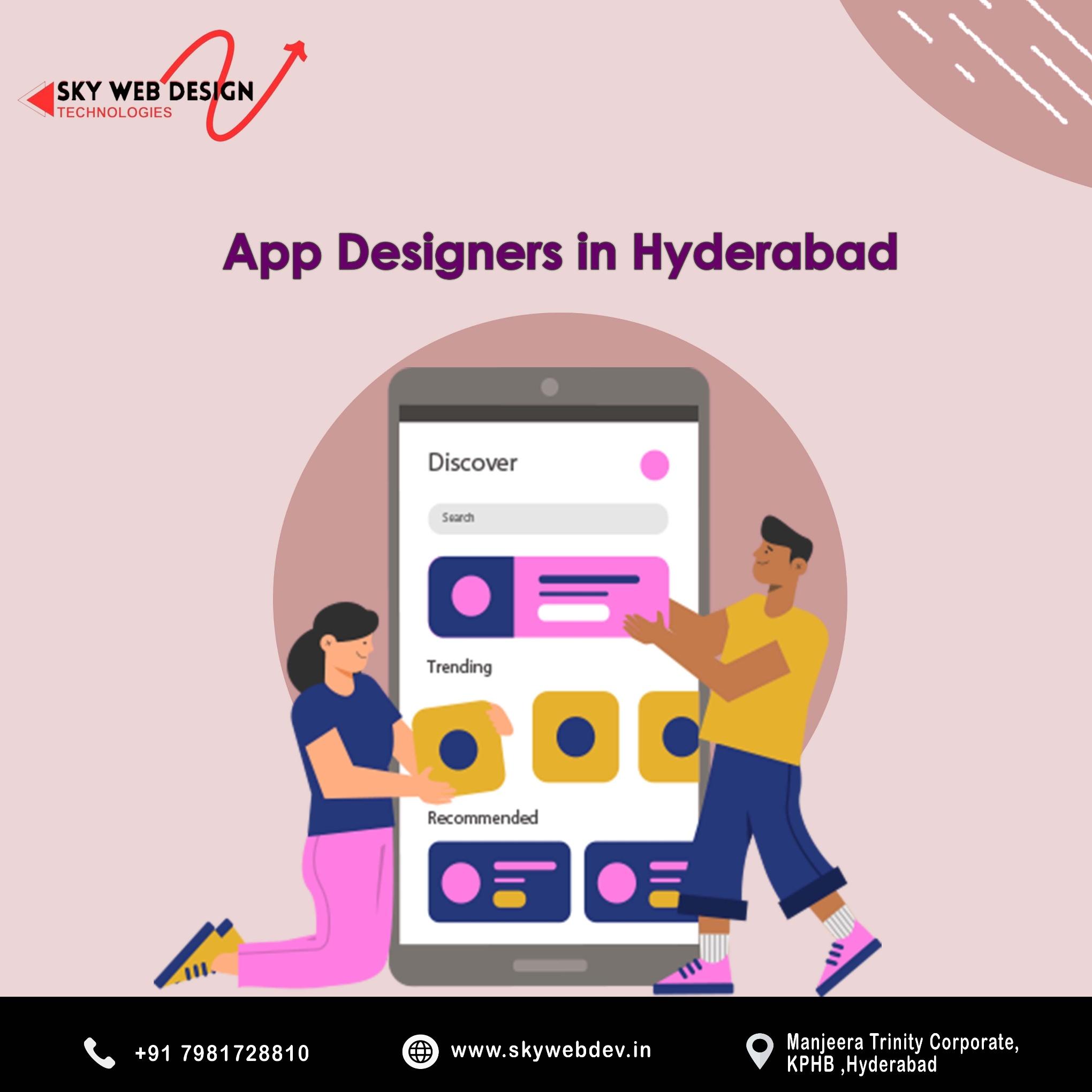 App Designers in Hyderabad - Sky Web Design Technologies