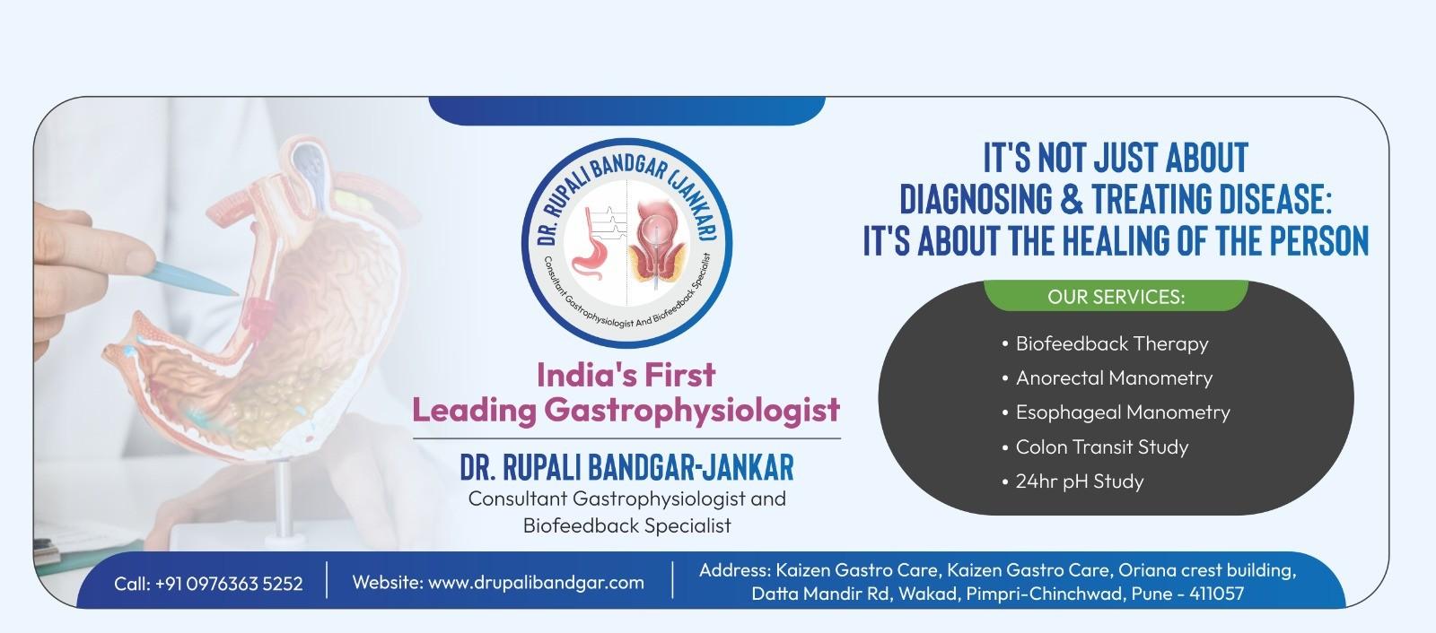 Biofeedback Therapy in Pune- Dr. Rupali Bandgar-Jankar 						