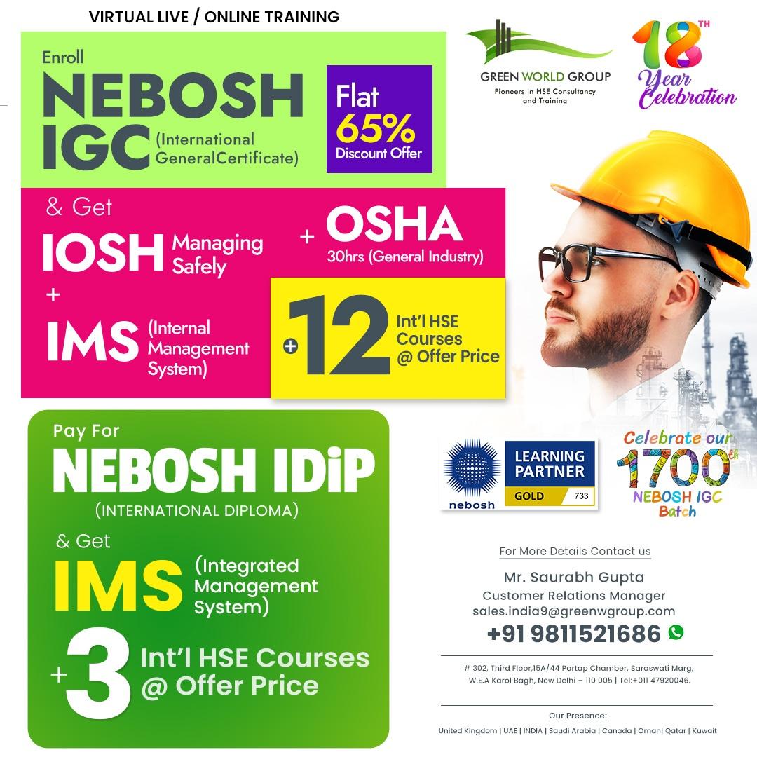 Jumpstart Your HSE Career with NEBOSH IGC and IDip