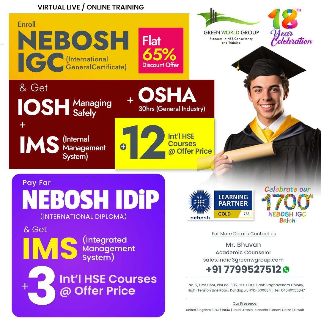 Kickstart Your HSE Career with NEBOSH IGC and IDip