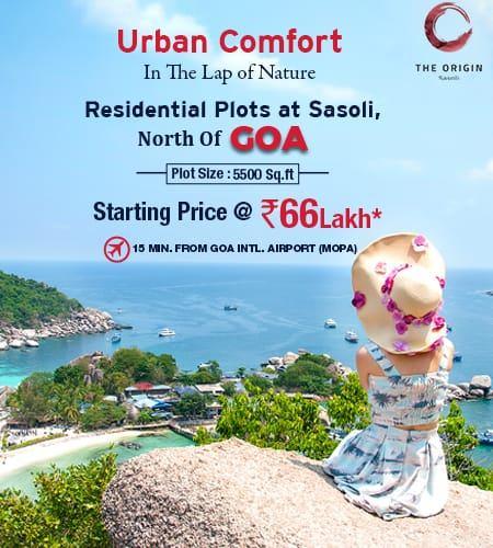 Residential The Origin Sasoli Plot Sale in North Goa 
