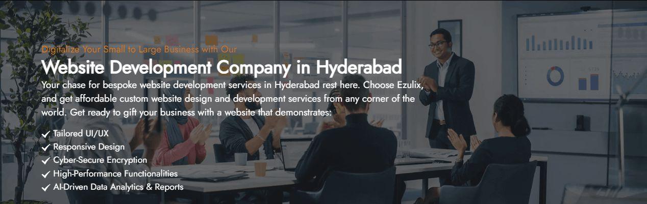 Leading Website Development Company in Hyderabad | Ezulix 