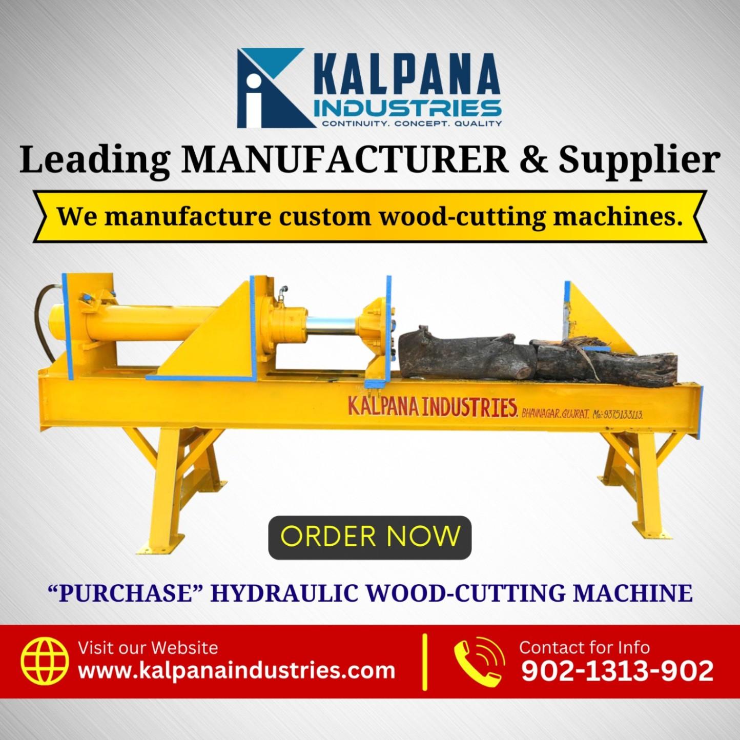 Hydraulic wood splitter machines