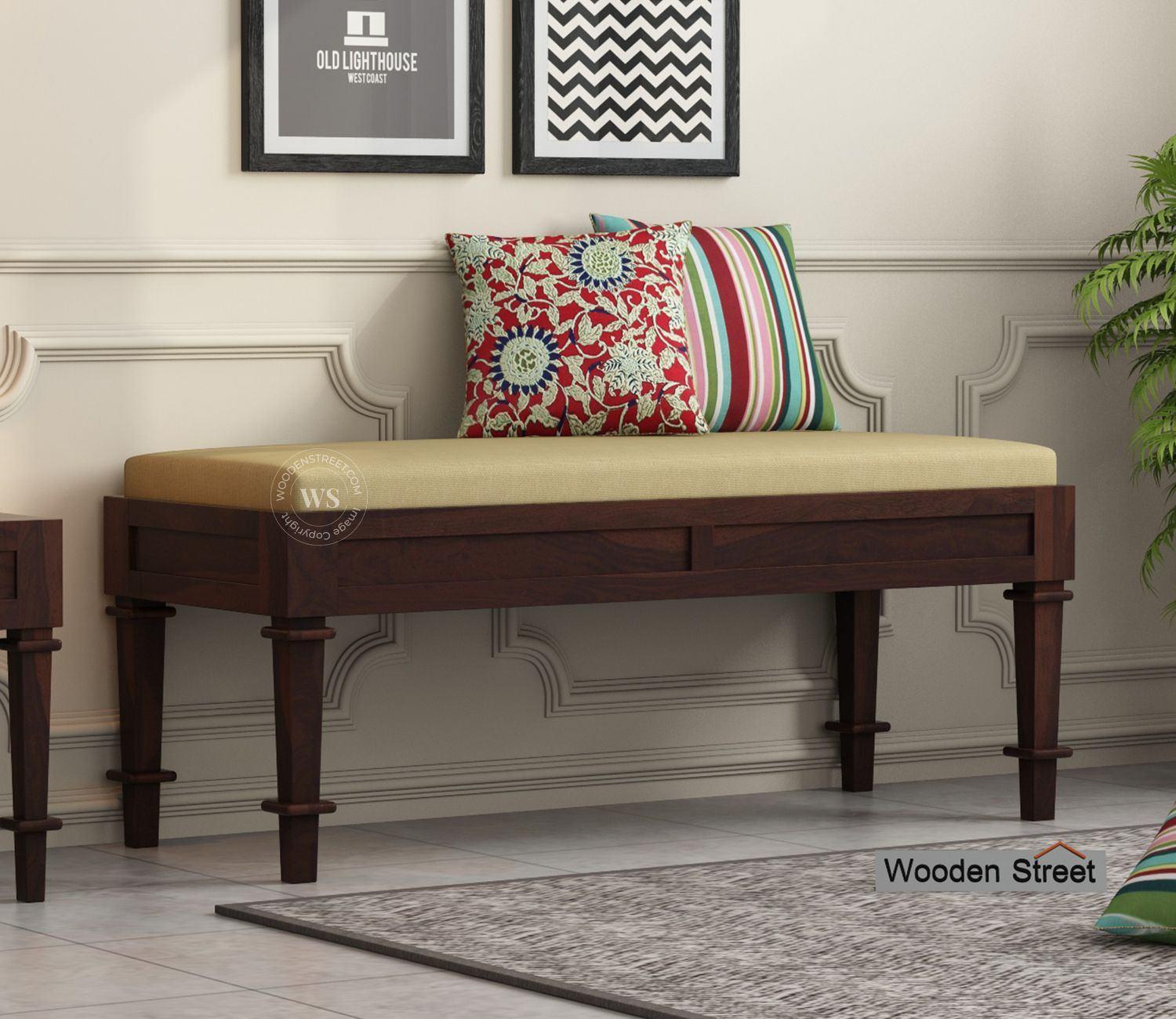 Wooden Bench for living room at best price