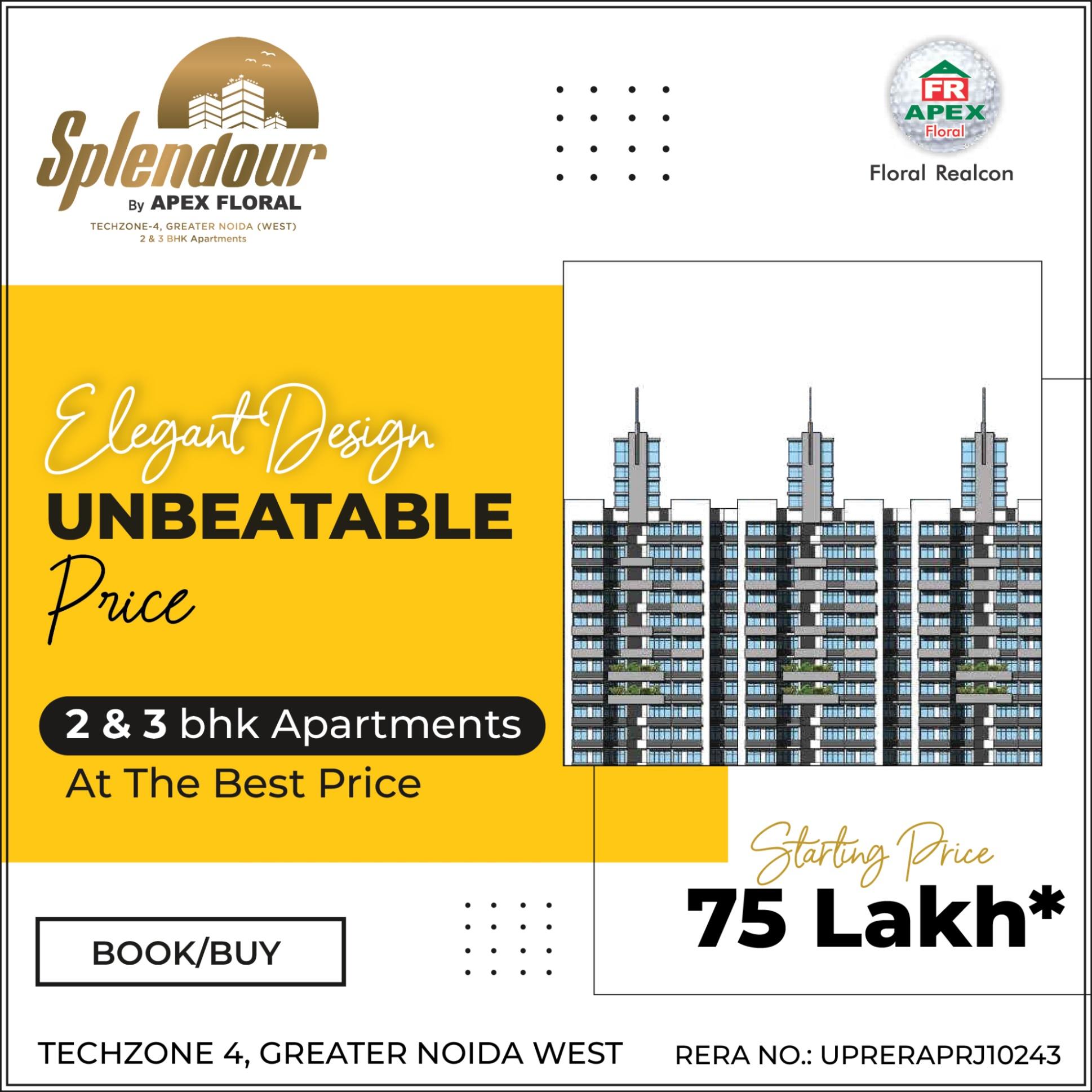 2 BHK Apartments | Techzone 4, Greater Noida | Apex Splendour