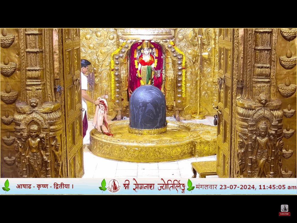 TODAY DARSHAN SHRI SOMNATH BABA OM NAMAH SHIVAYE