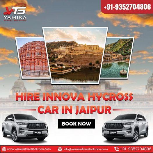Innova Hycross hire and rental services in Jaipur