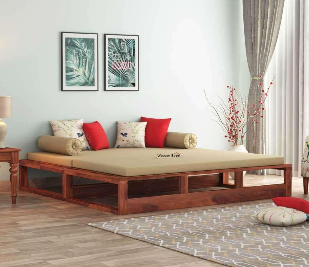 Buy Bacon Divan Cum Bed with Mattress | Wooden Street