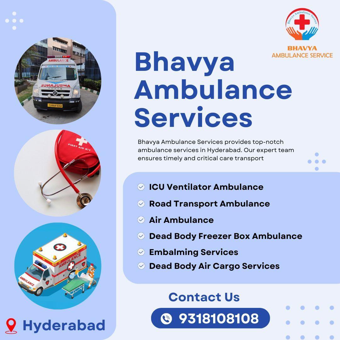 Ambulance service in Hyderabad  | Bhavya Ambulance Services