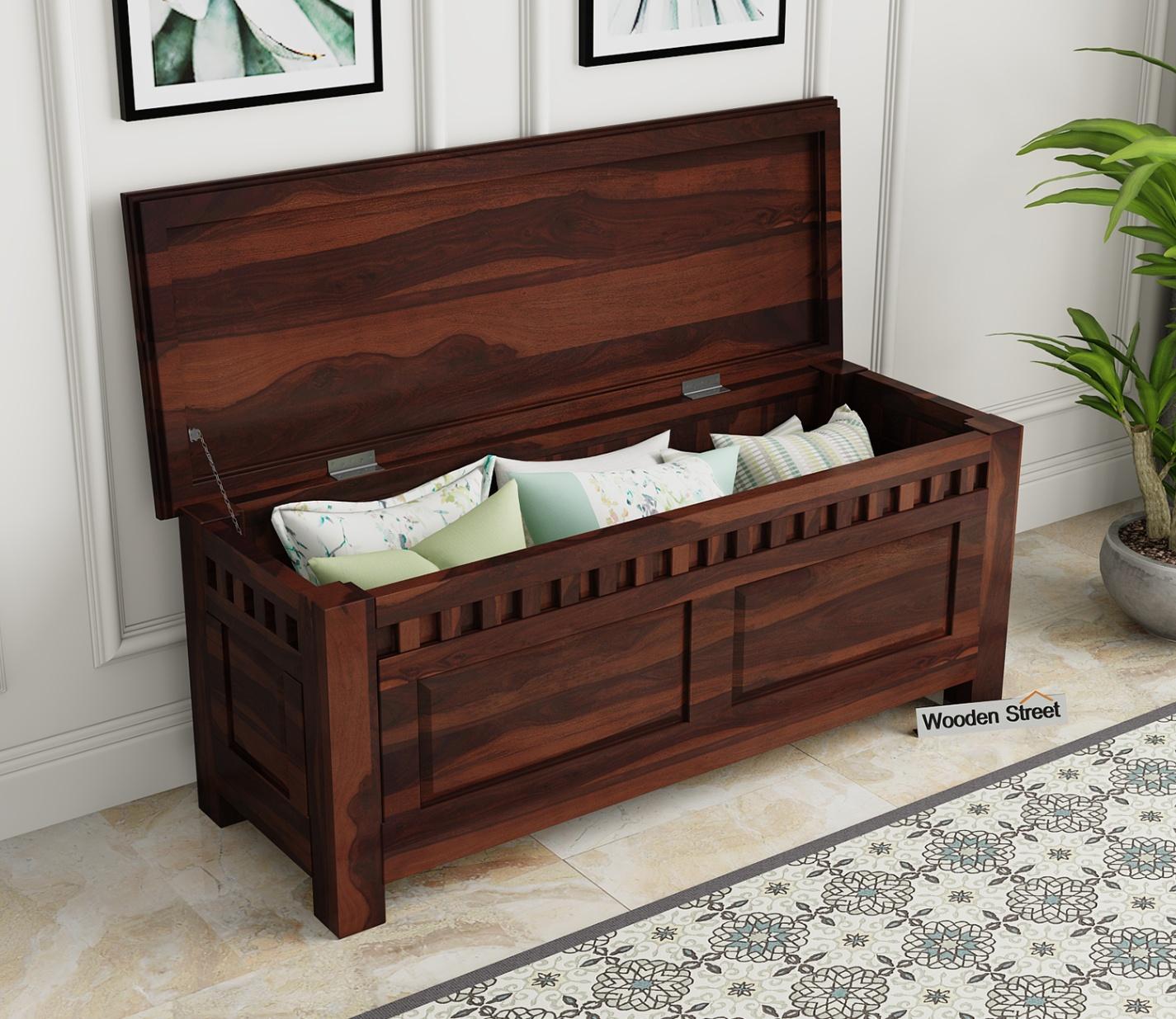 Buy Wooden Trunk Box for Storage from Woodenstreet