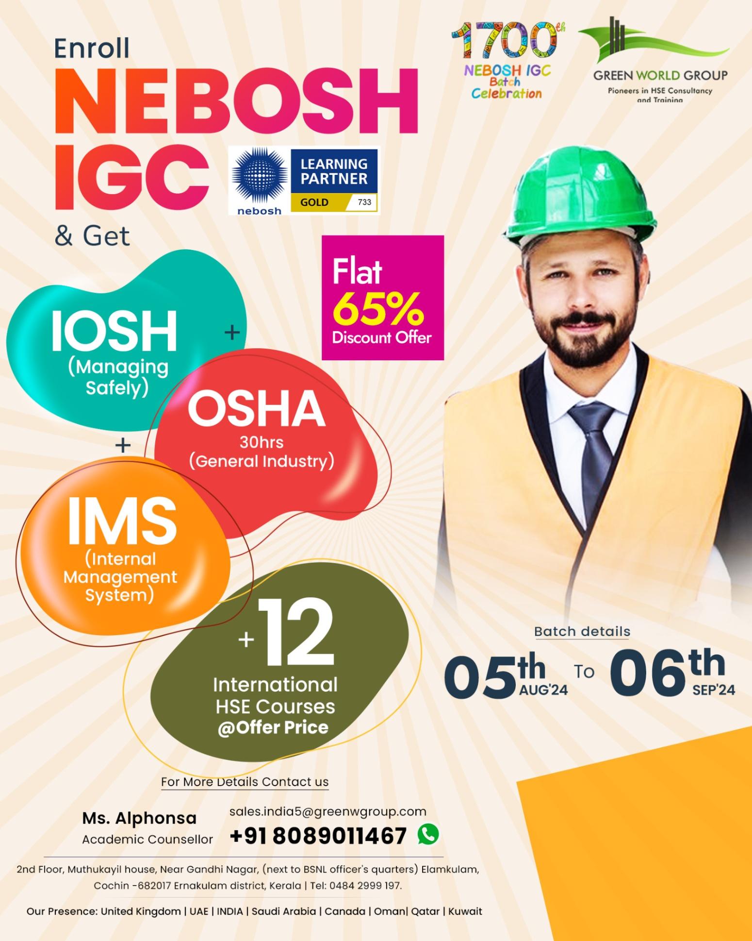  Enhance Your Safety Career with NEBOSH IGC Training!