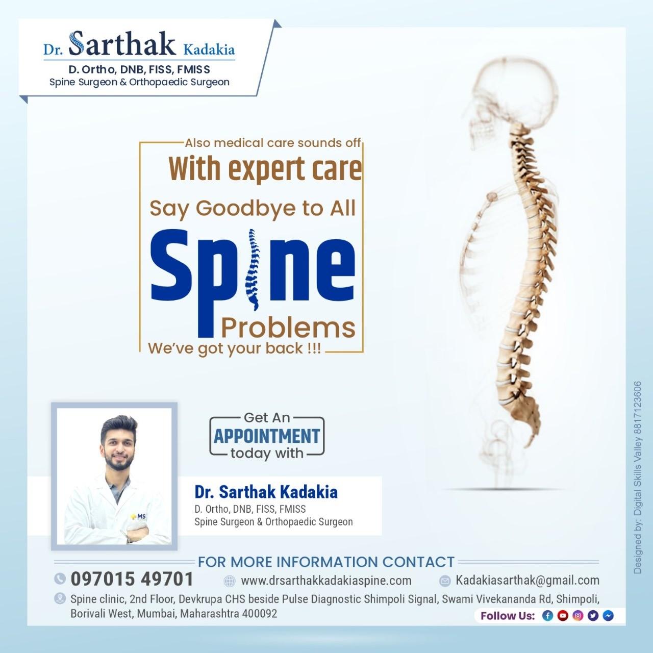 Best Spine Surgeon in Borivali | Dr. Sarthak Kadakia