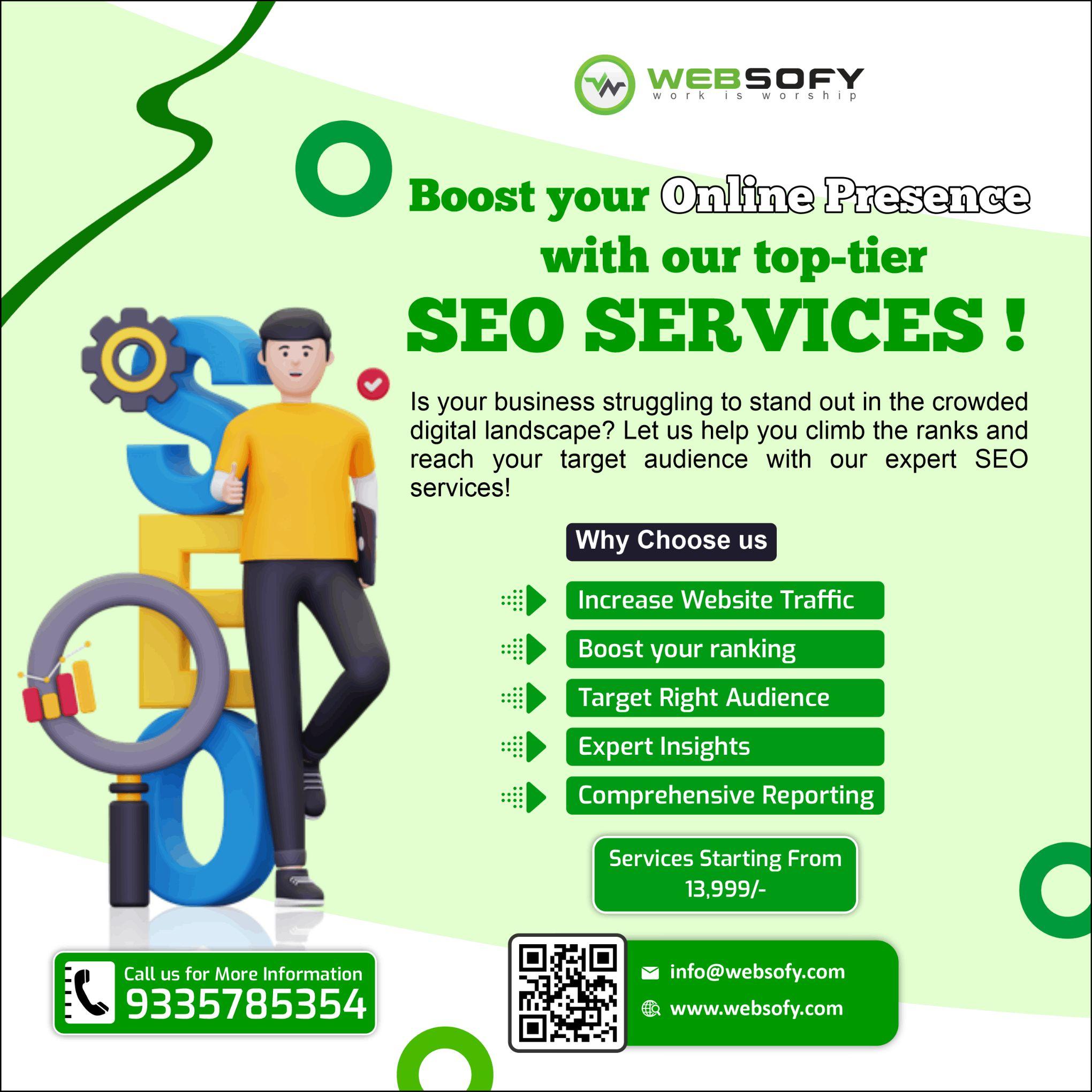Boost Your Online Presence with Websofy's SEO Services!