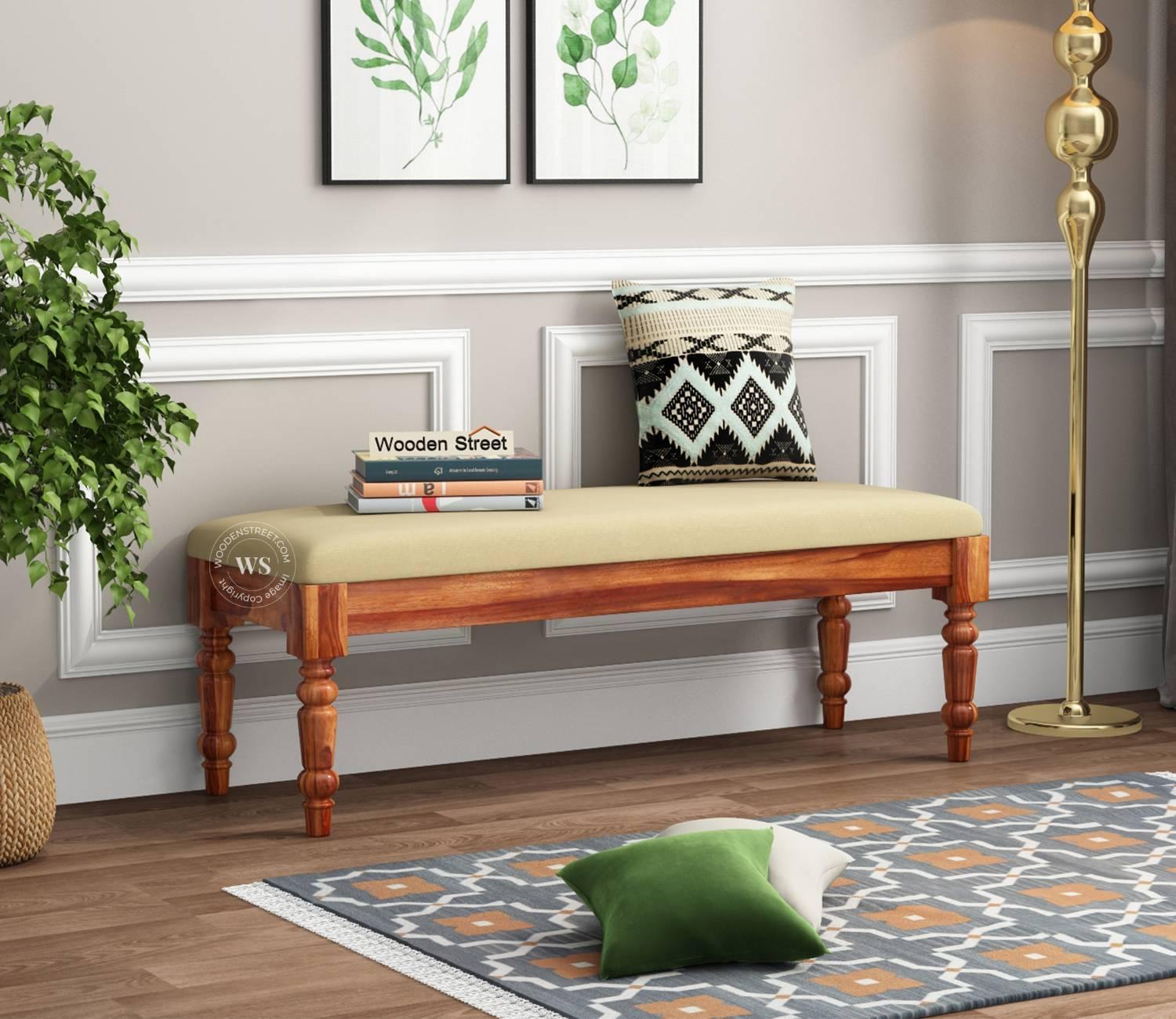Buy Wooden Bench for Living Room 