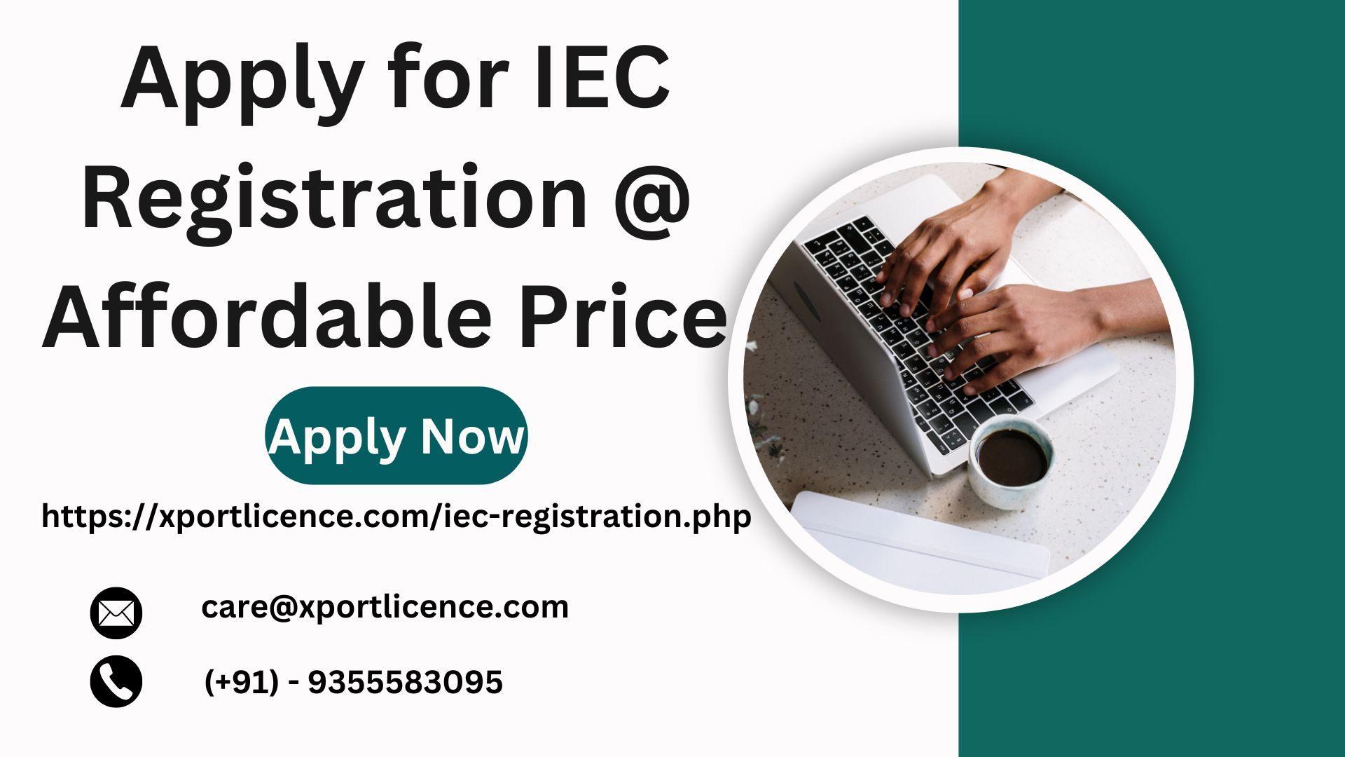 Apply for IEC Registration @ Affordable Price