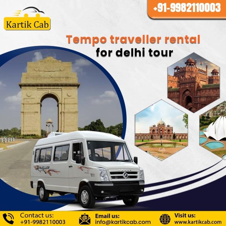 Tempo Traveller Rental for Delhi Tours