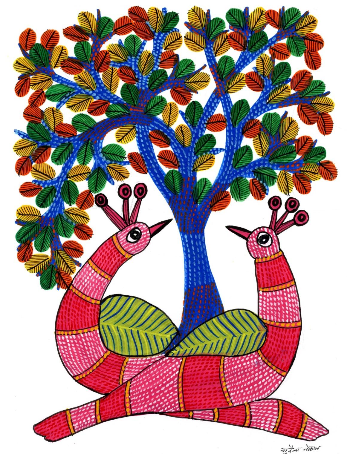  Tribal Painting Exhibition till 30th Bhopal. .